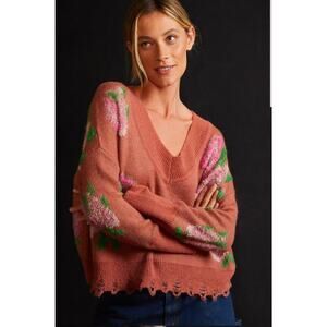 Anthropologie V-neck sweater